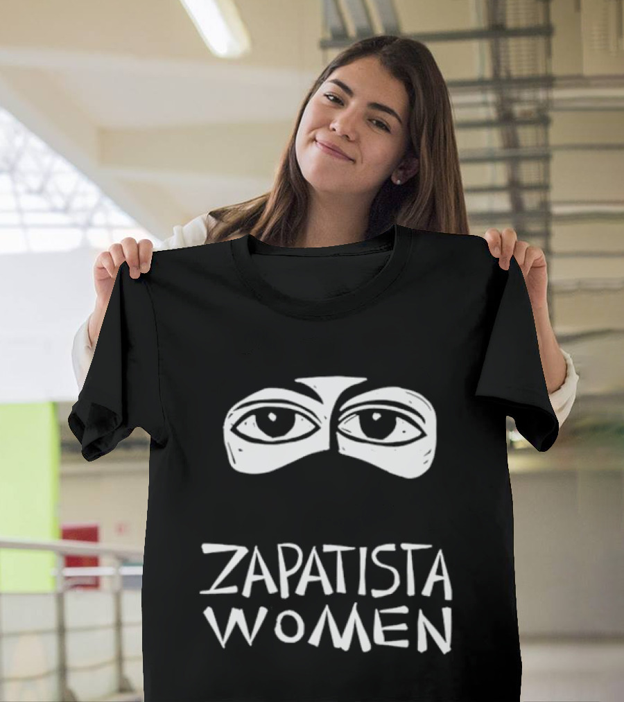 Zapatista Women Eyes Balaclava EZLN Political Movement Activist T-Shirt