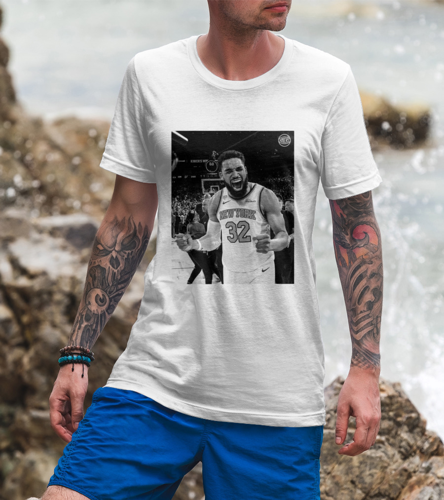 Knicks Nation Loud And Proud New York Basketball Karl Anthony Towns Celebration T-Shirt