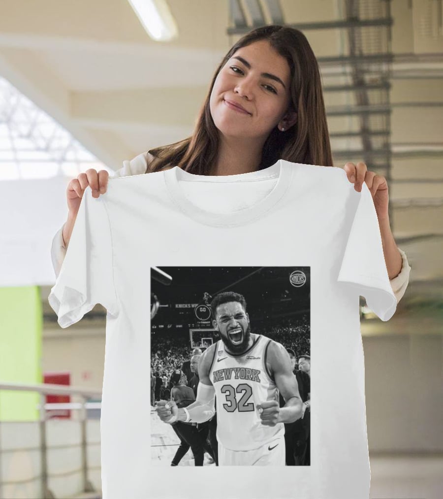 Knicks Nation Loud And Proud New York Basketball Karl Anthony Towns Celebration T-Shirt