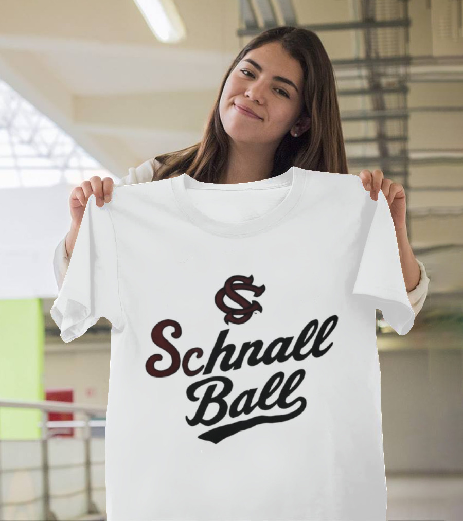 Schnall Ball Bold Script Monogram T-Shirt