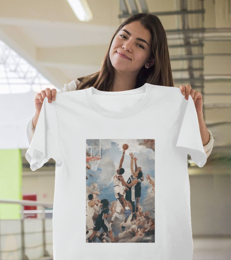 OG Anunoby Slam Dunk Basketball Masterpiece With Cloud T-Shirt