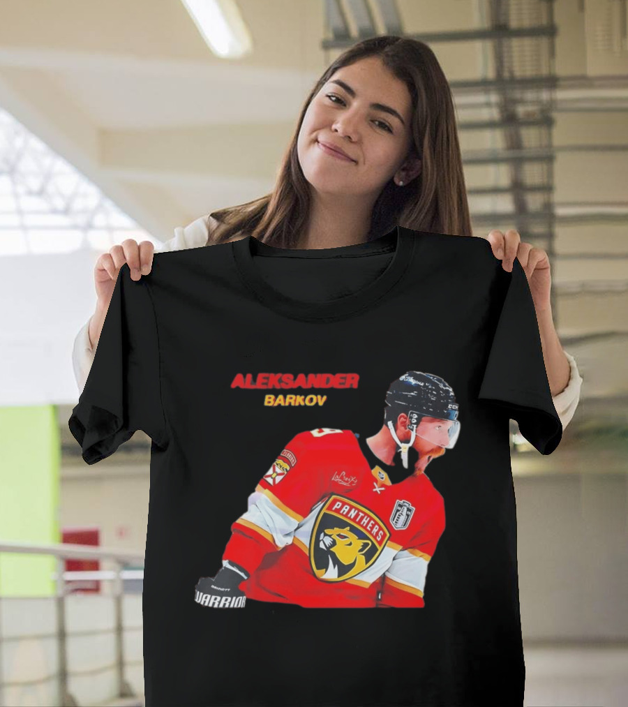 Aleksander Barkov Number 16 Florida Panthers Red Hockey Jersey T-Shirt