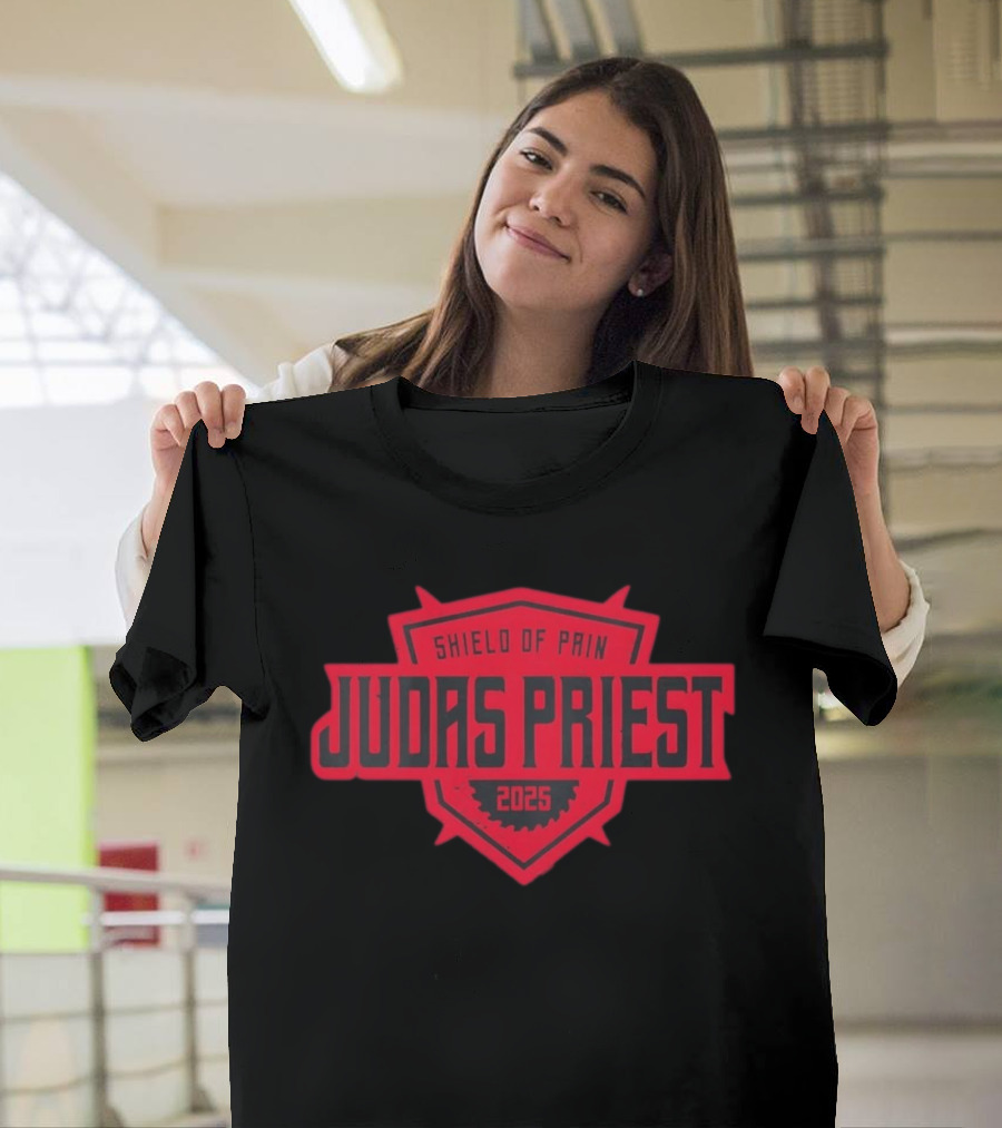 Judas Priest Shield Of Pain 2025 Tour Dates Zip T-Shirt