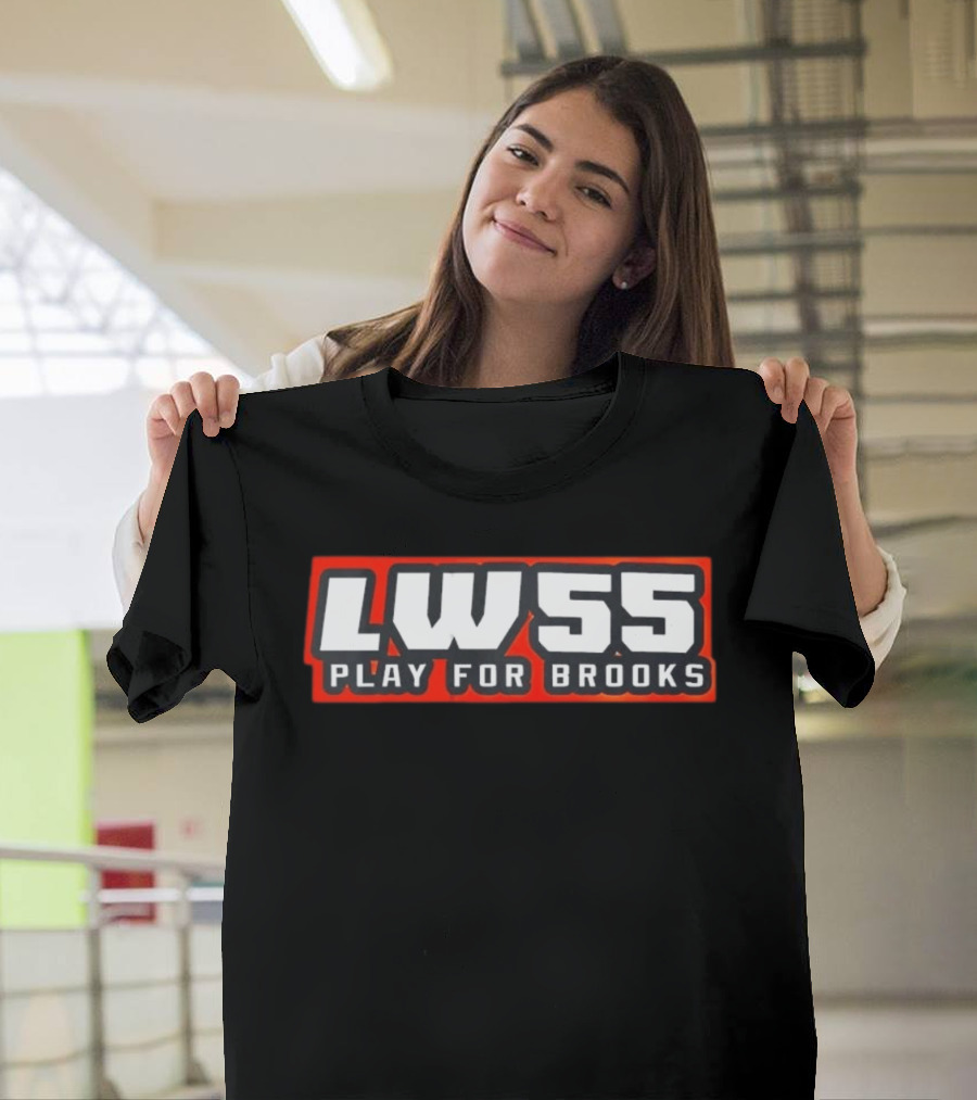 LW55 Play For Brooks Logan Wilson 2026 Celebrity Softball Game T-Shirt