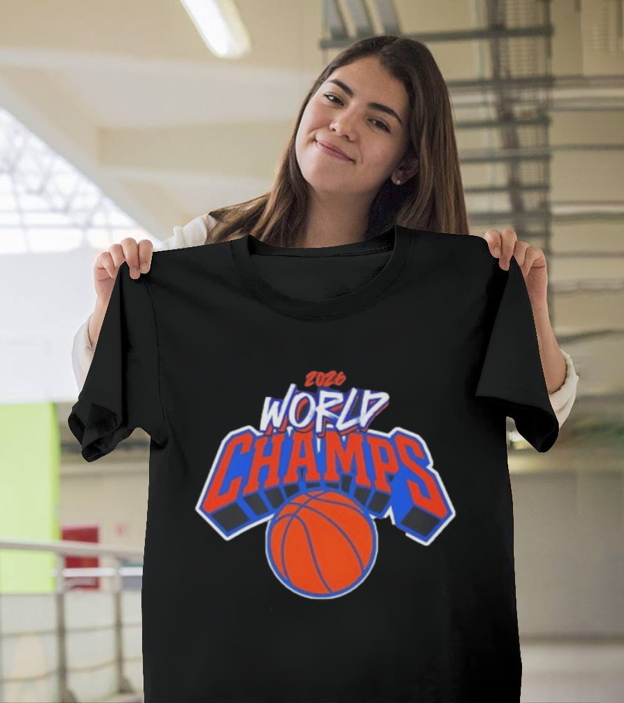 2026 World Champs New York Knicks Basketball T-Shirt
