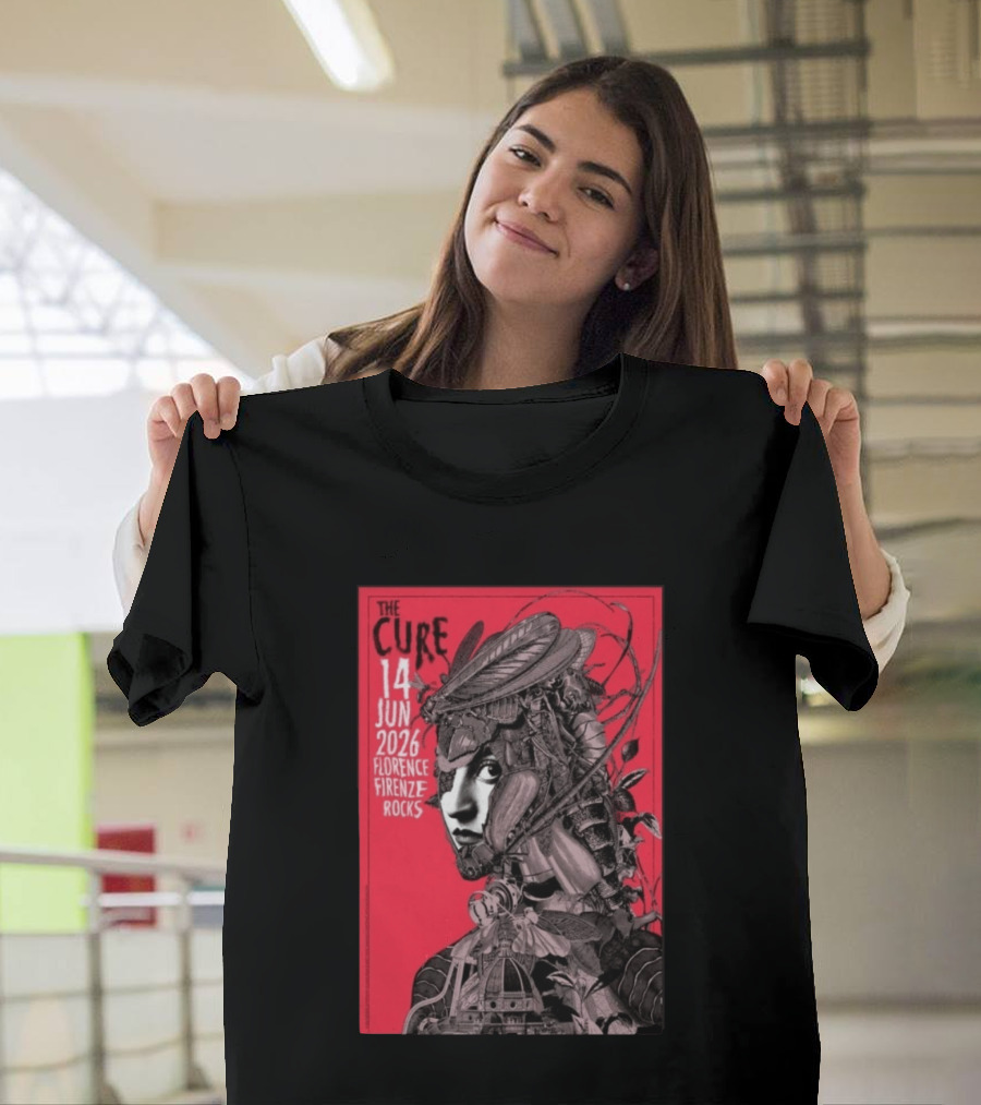 The Cure Florence Firenze Rocks June 14 2026 Festival T-Shirt