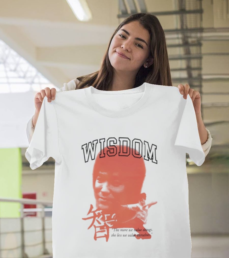 Bruce Lee Awake NY Wisdom Red T-Shirt