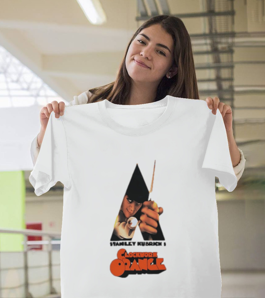 Stanley Kubrick's A Work Orange Alex DeLarge Iconic Film T-Shirt