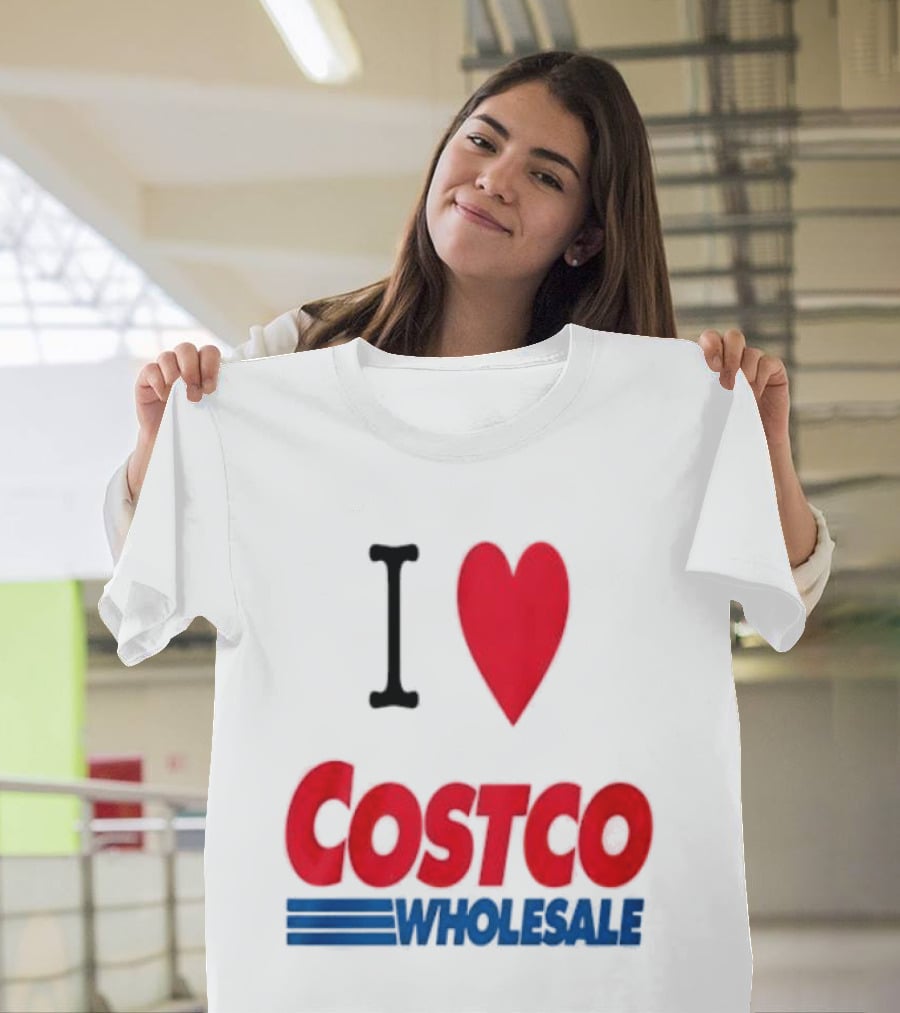I Love Costco Wholesale Red Heart T-Shirt