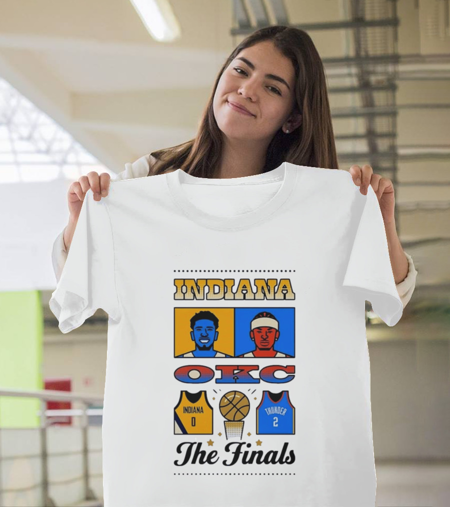 Indiana OKC Basketball The Finals Faceoff T-Shirt