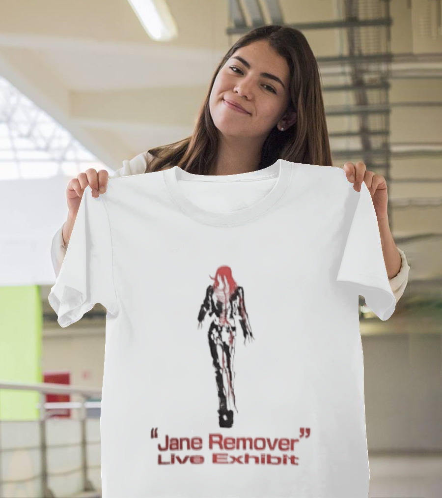 Jane Remover Live Exhibit Red Mysterious Figure T-Shirt