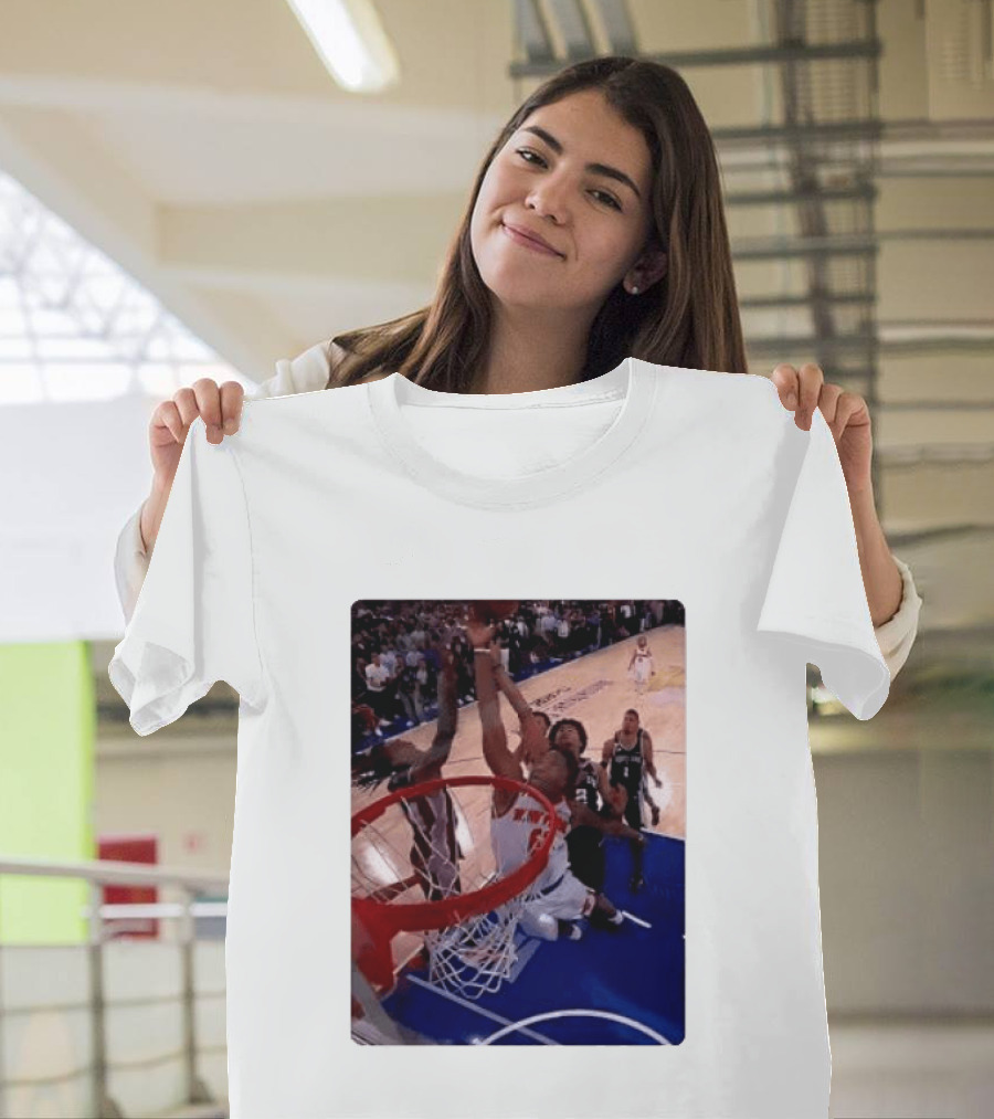 OG Anunoby Laocoon Knicks Game 4 Basketball Moment T-Shirt