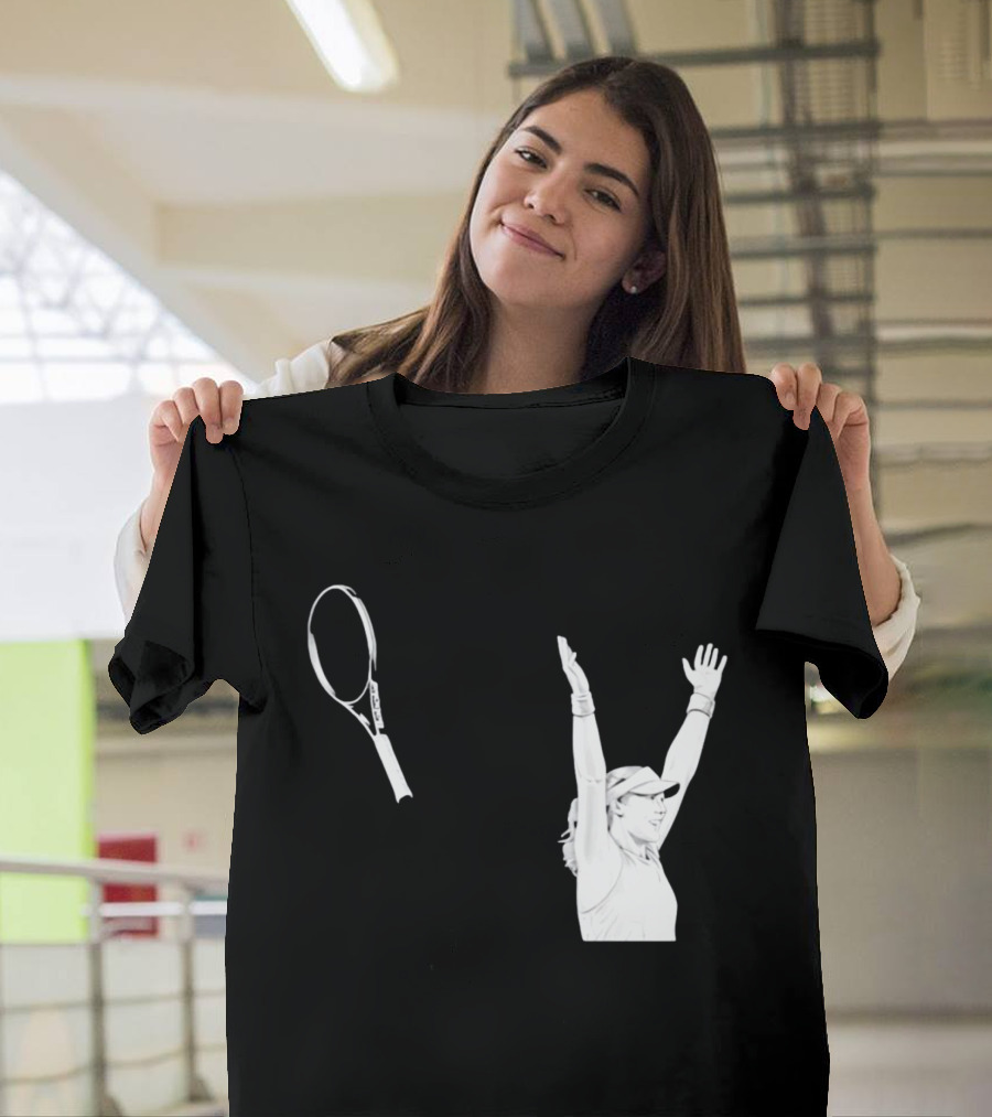 Babolat Tennis Player Celebration Arms Raised Victory T-Shirt