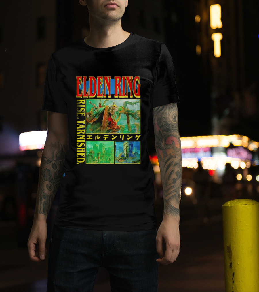 Elden Ring Godrick The Grafted Rise Tarnished Japanese T-Shirt