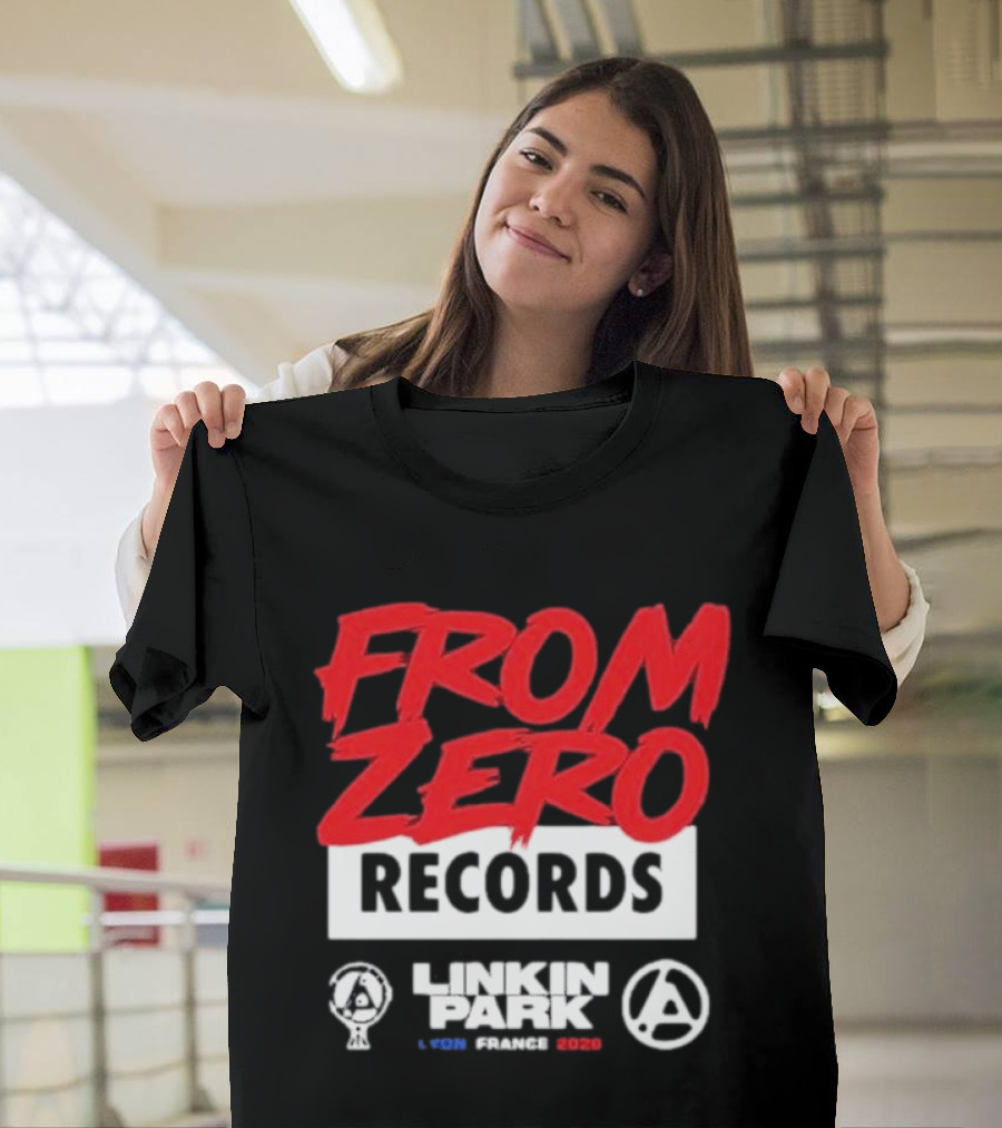 From Zero Records Linkin Park Lyon France 2026 T-Shirt