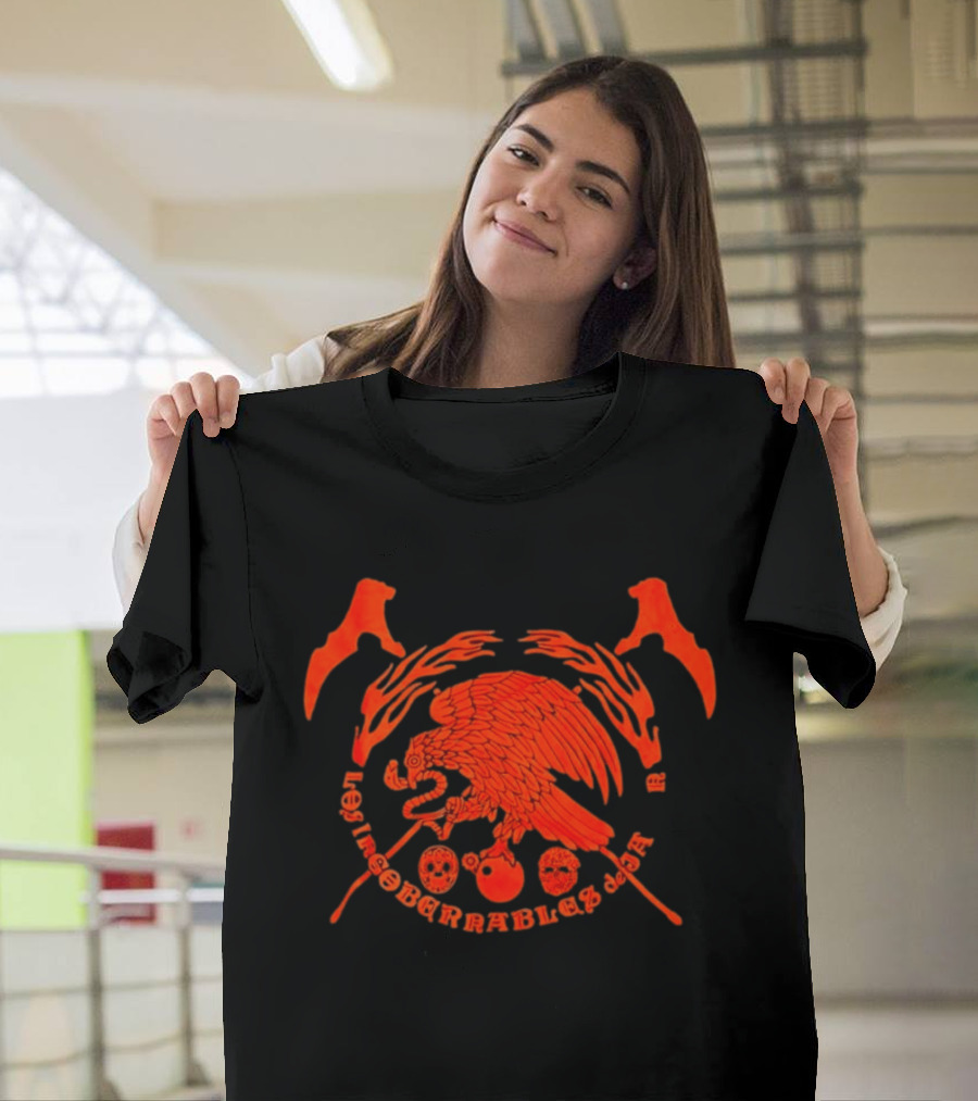 Mexican Eagle Los Irreborrables De Japor Skull T-Shirt
