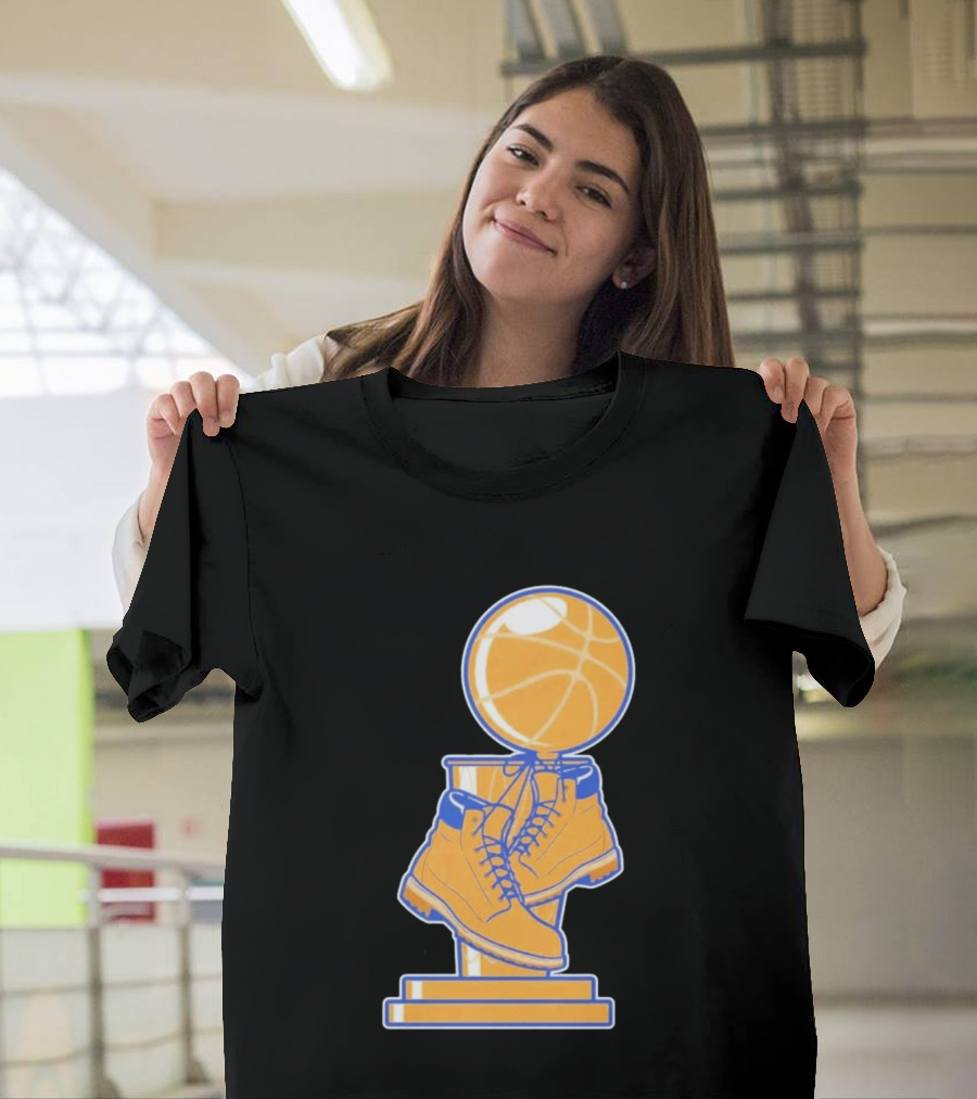 NY Basketball Trophy Timberland Boots T-Shirt