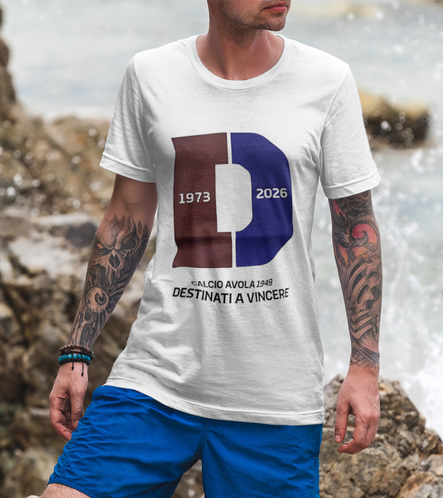 Calcio Avola 1949 Destinati A Vincere 1973 2026 T-Shirt