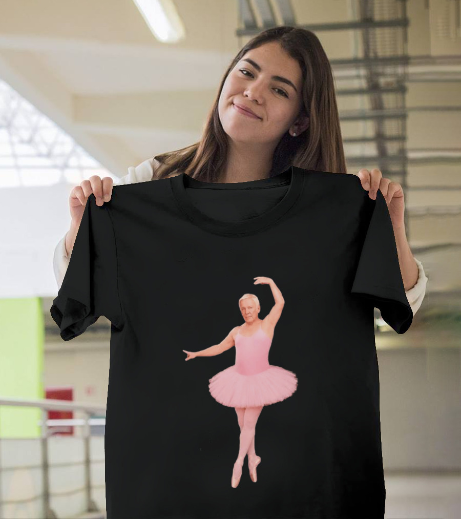 Geddy Lee Wearing Pink Ballerina Alex Lifeson Costume Iconic Image T-Shirt