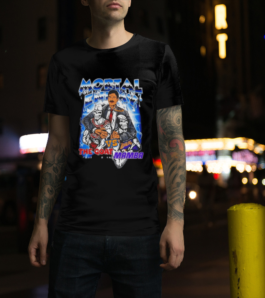Mortal Enemy The GOAT Vs Mamba Michael Jordan Kobe Bryant Be Legendary T-Shirt