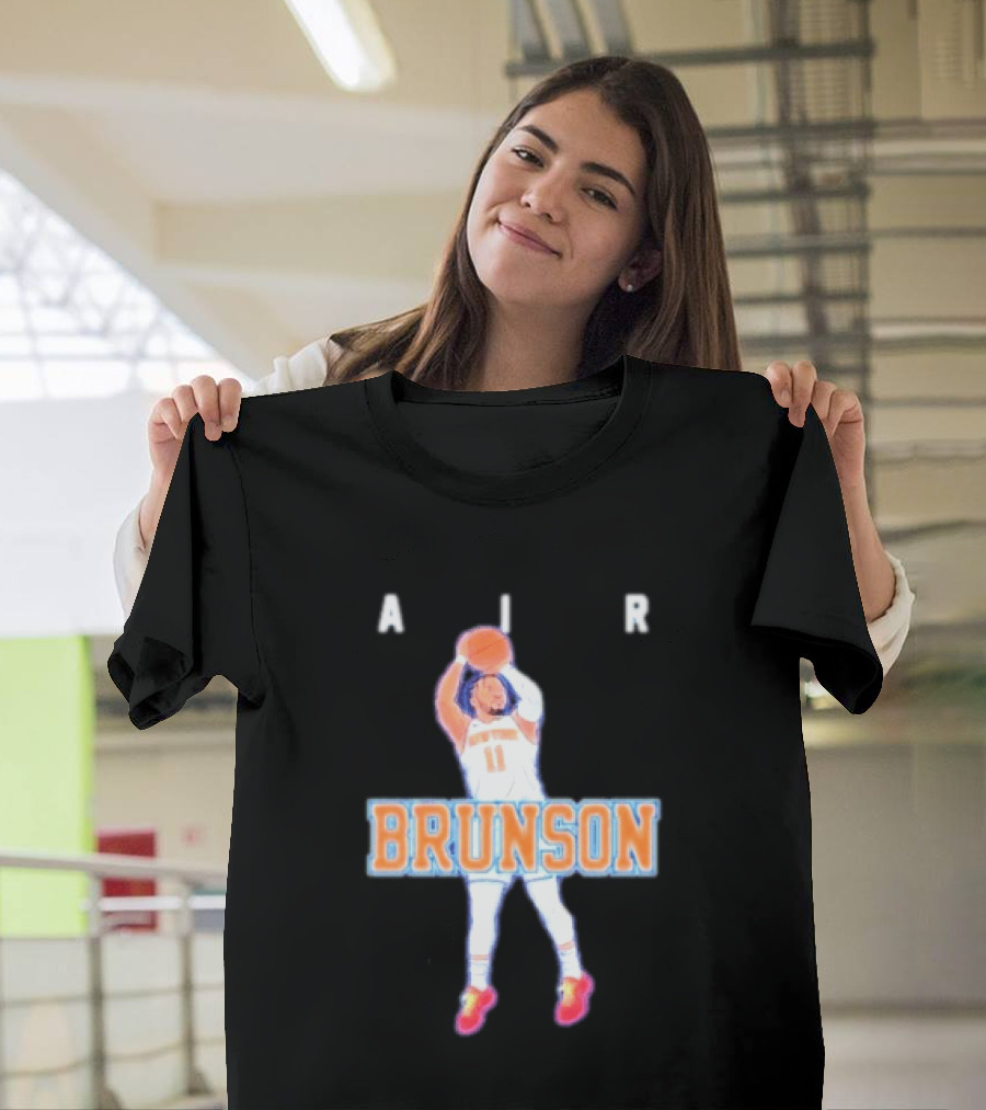 Jalen Brunson Air Brunson Knicks Basketball Jump Shot T-Shirt