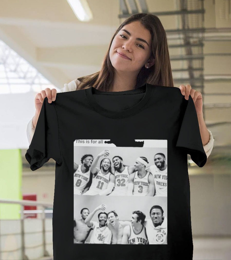 Jalen Brunson Karl Anthony Towns New York Knicks This Is For All Our Old Knick Fans T-Shirt