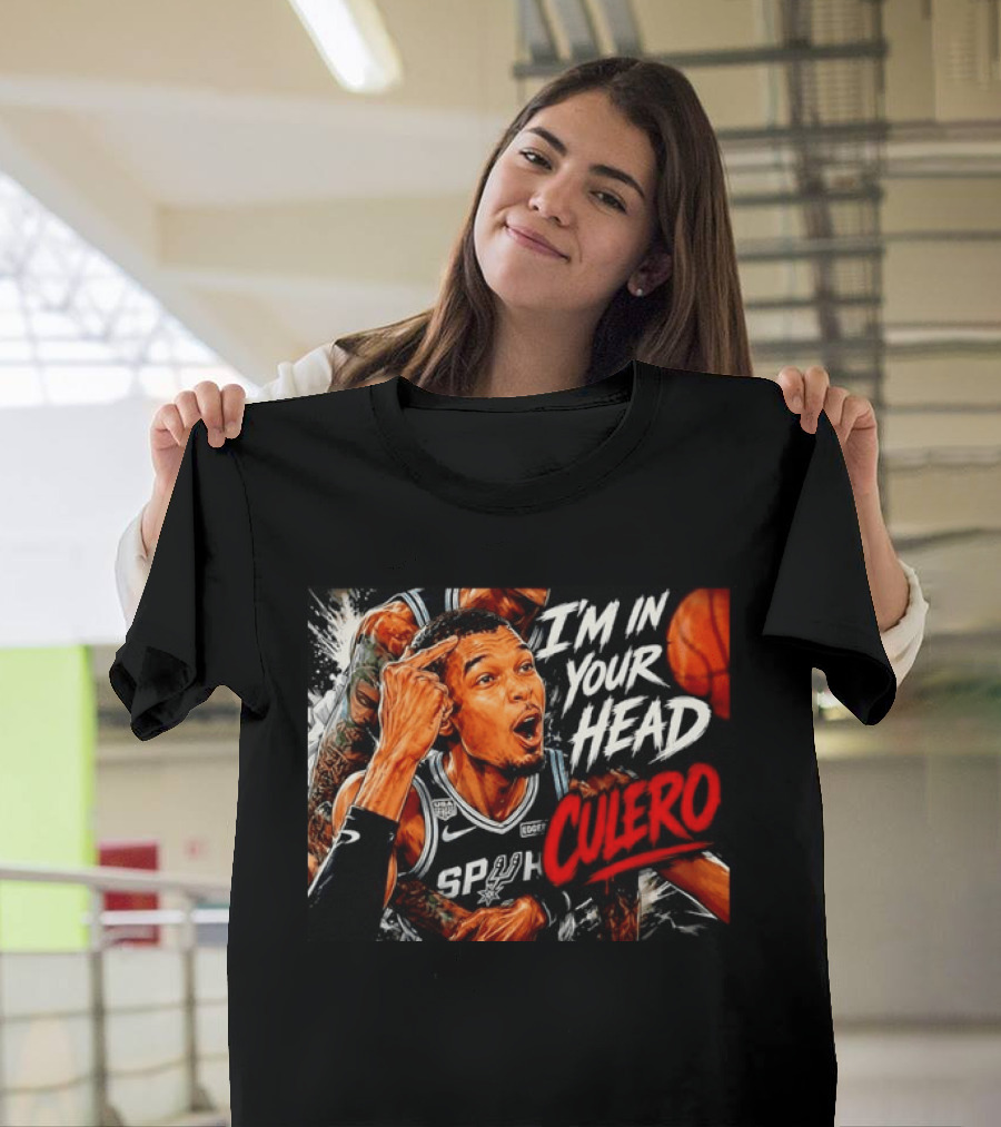 I'm In Your Head Culero Jeremy Sochan San Antonio Spurs NBA T-Shirt