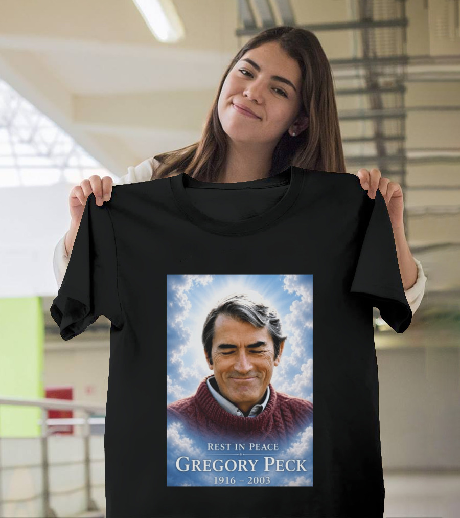 Rest In Peace Gregory Peck 1916 2003 Memorial T-Shirt