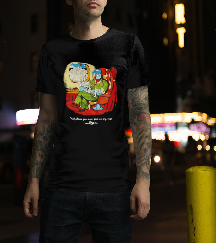 The Travel Agency Mile High Flyer Bird NY Visit Places You Won't Find On Any Map T-Shirt