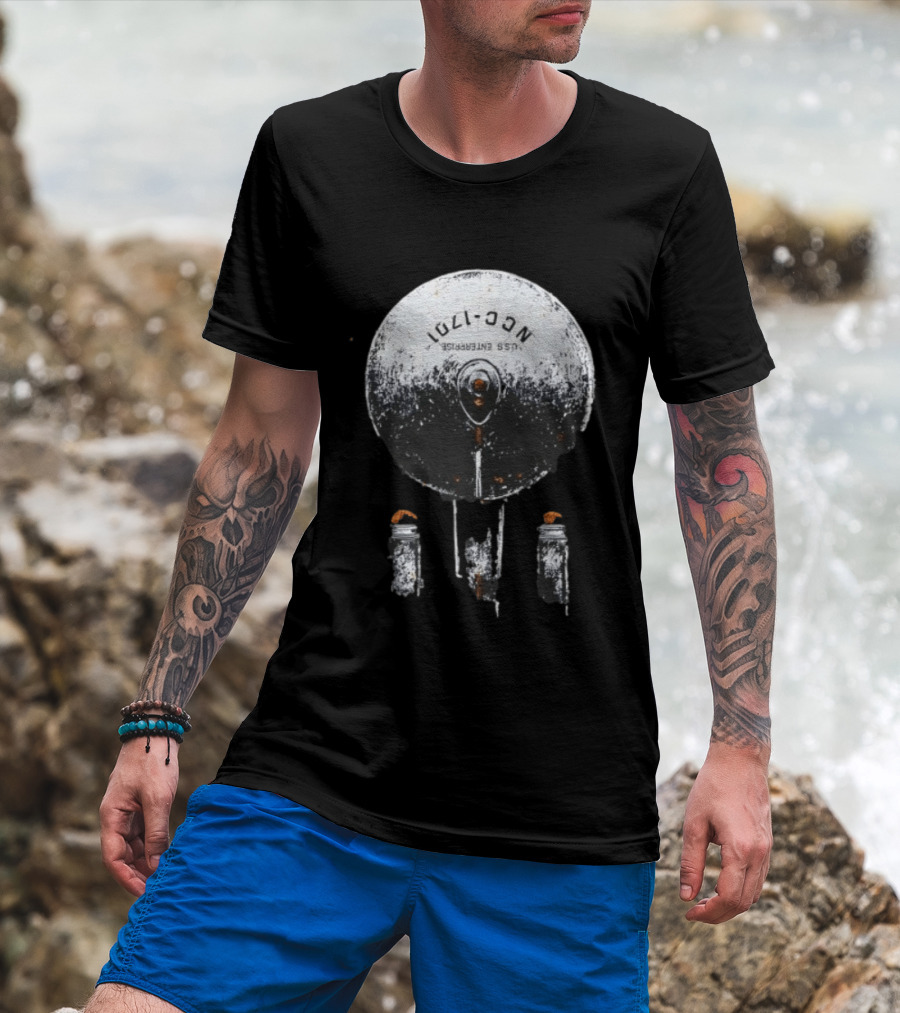 USS Enterprise NCC 1701 Boldly Go Starship T-Shirt
