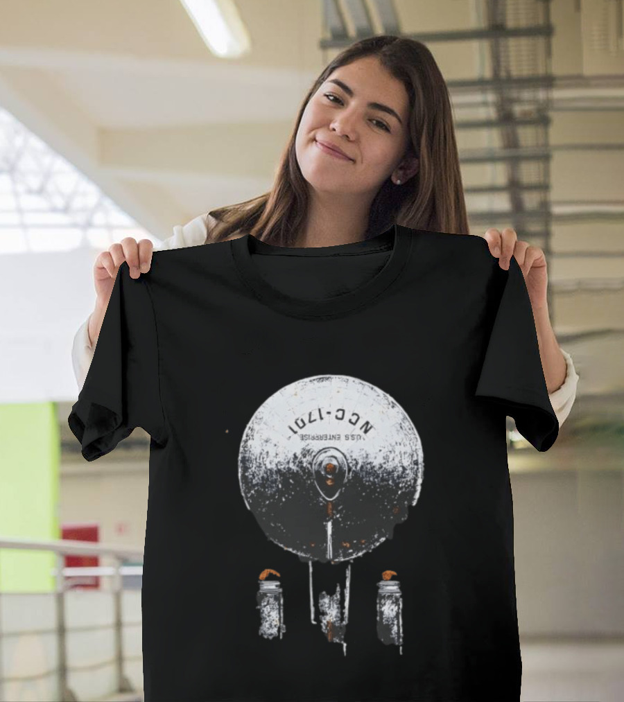 USS Enterprise NCC 1701 Boldly Go Starship T-Shirt