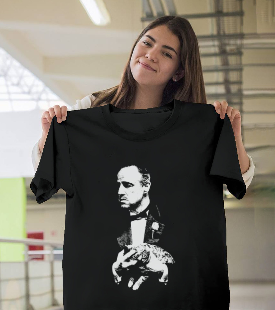 Vito Corleone Marlon Brando The Godfather Movie Film Noir T-Shirt
