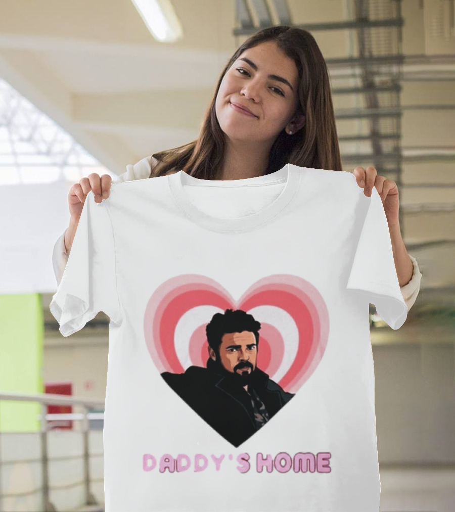 Daddy's Home The Boys Billy Butcher Heart T-Shirt