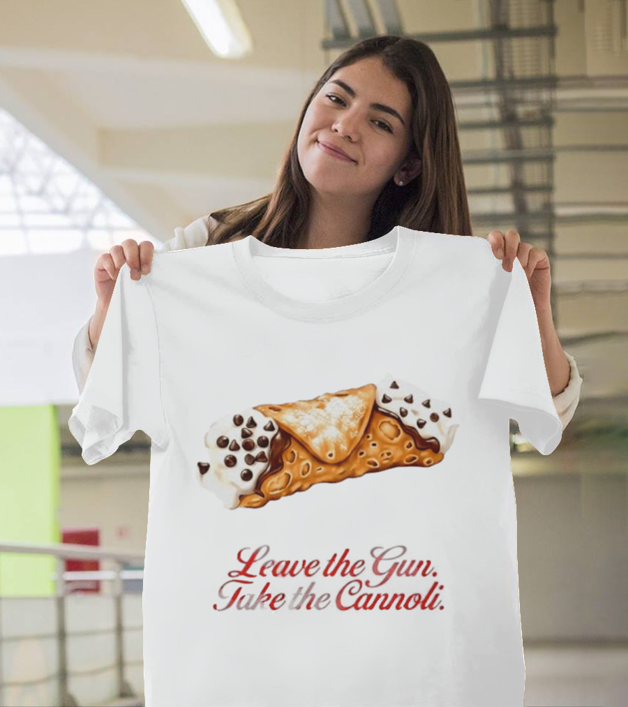 Clemenza The Godfather Leave The Gun Take The Cannoli Movie Mens Cannoli T-Shirt