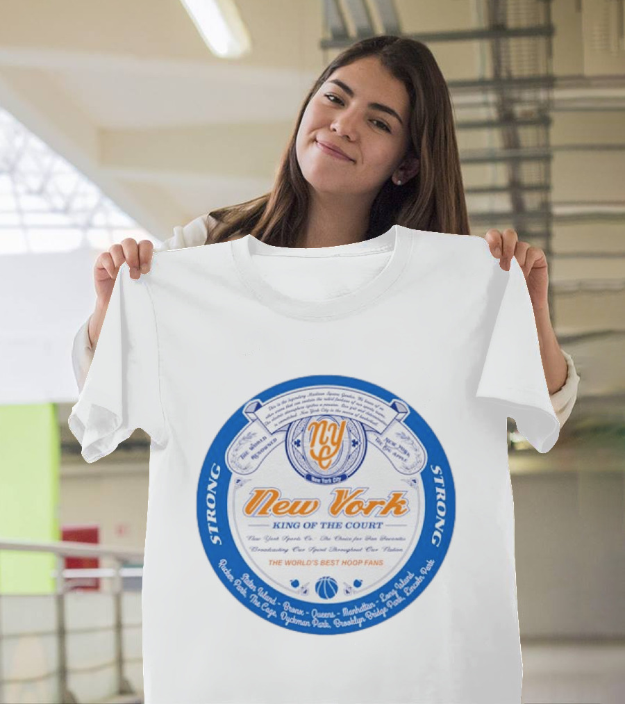 New York King Of The Court Basketball Club Madison Square Garden Sports T-Shirt