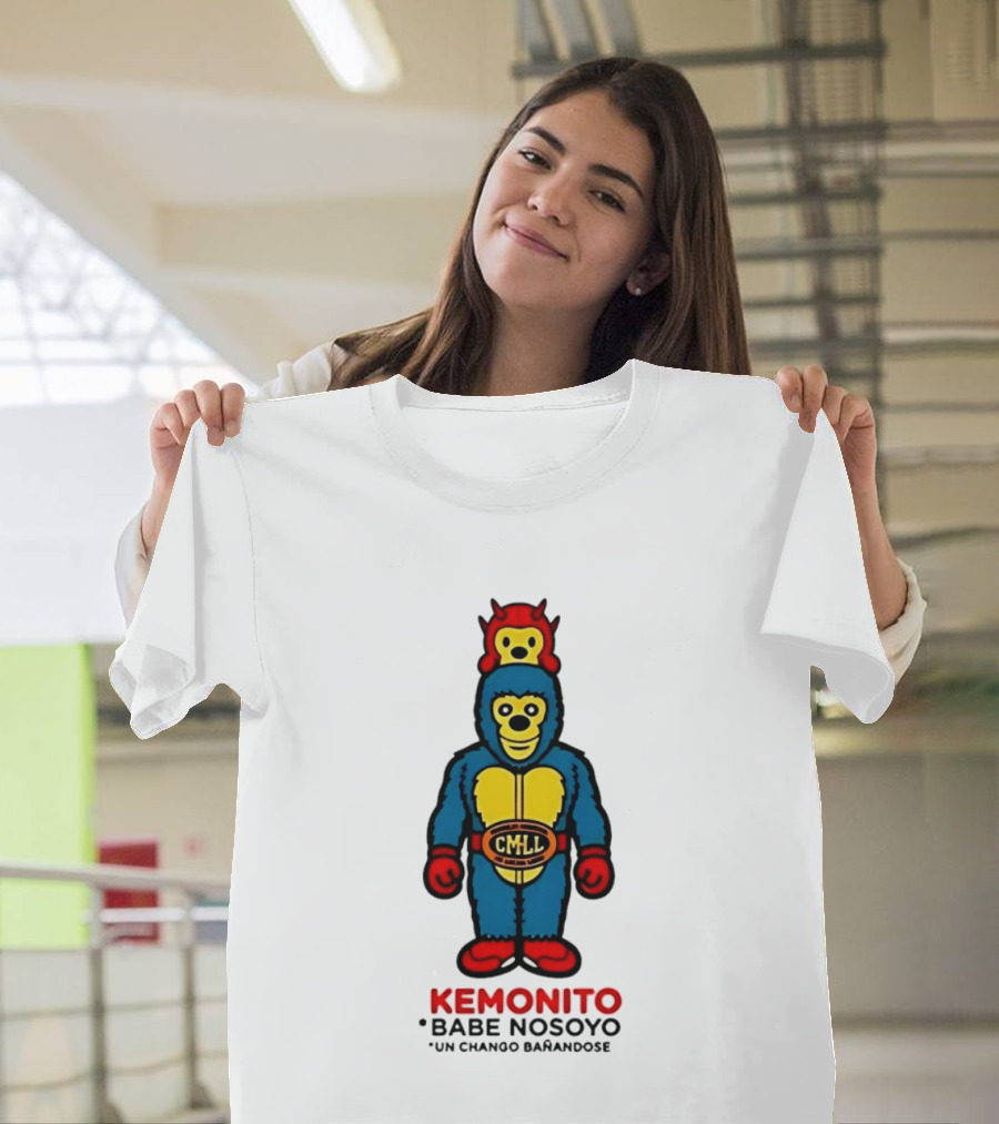Kemonito CMLL Babe Nosoyo Un Chango Banandose Baby Milo T-Shirt
