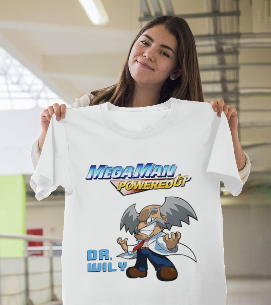 Mega Man Powered Up Dr Wily T-Shirt