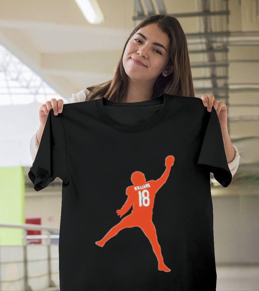 Chicago Bears Caleb Williams 18 Iceman Football Player T-Shirt