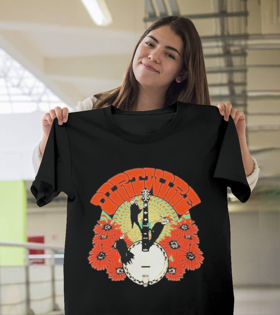 Dirtwire June 2026 Red Rocks Banjo And Crow Floral T-Shirt