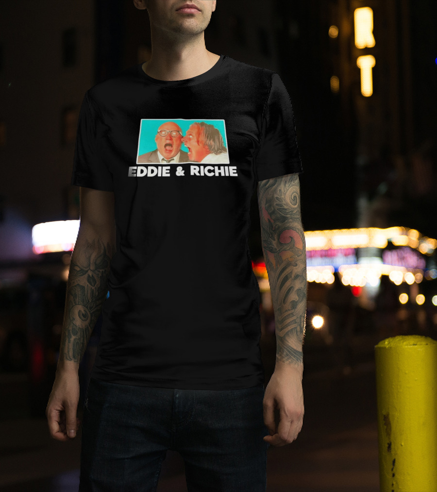 Eddie And Richie It's The Gas Man Classic Comedy Duo T-Shirt
