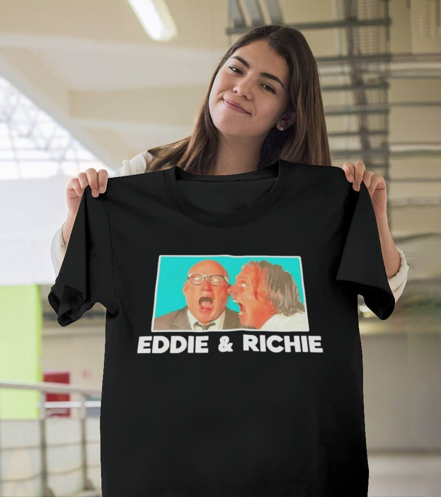 Eddie And Richie It's The Gas Man Classic Comedy Duo T-Shirt