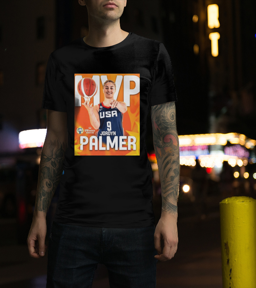 USA Basketball Jordyn Palmer MVP FIBA U18 Women's AmeriCup 2026 T-Shirt