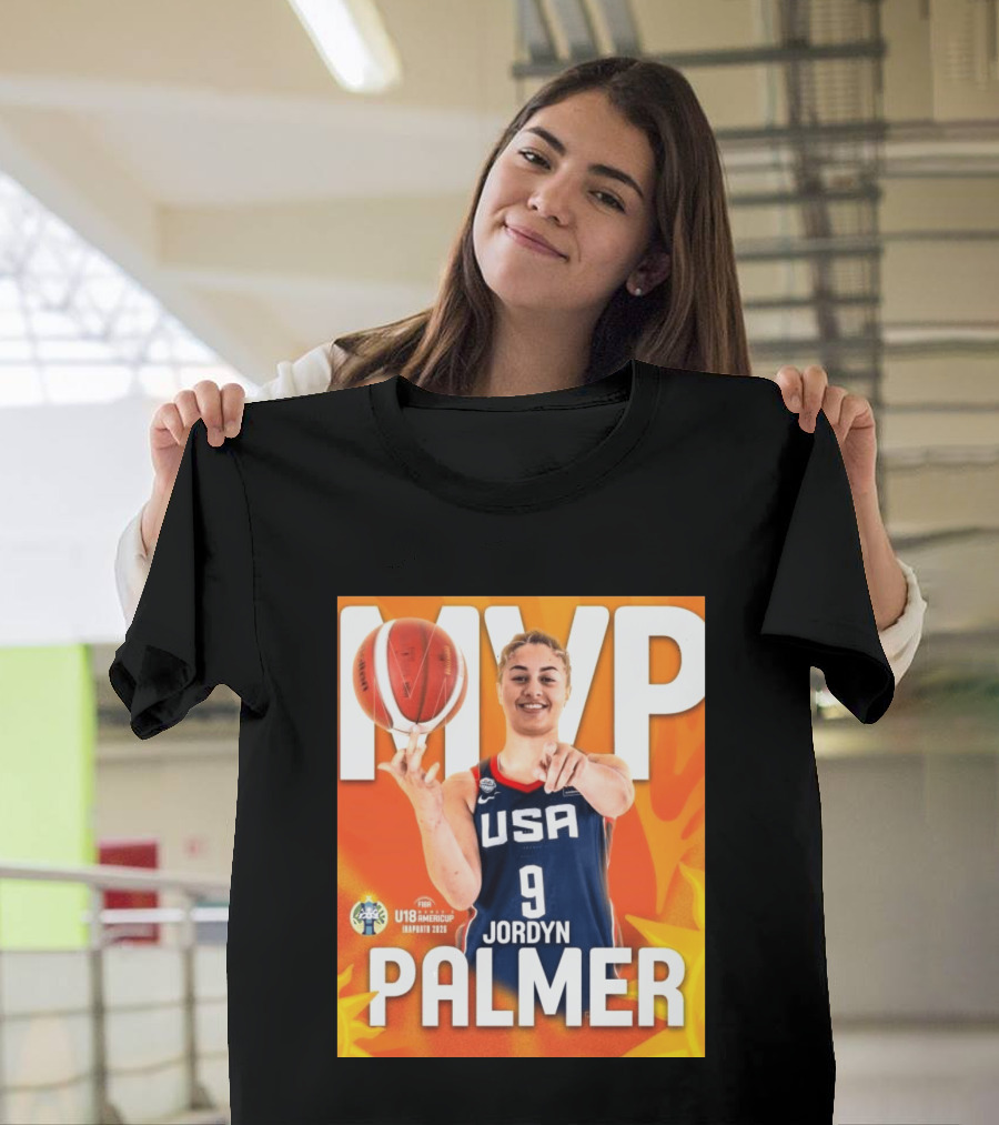 USA Basketball Jordyn Palmer MVP FIBA U18 Women's AmeriCup 2026 T-Shirt