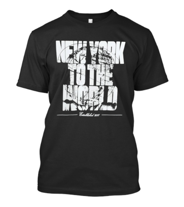 New York To The World Established 2011 Retro Style Vintage Look T-Shirt