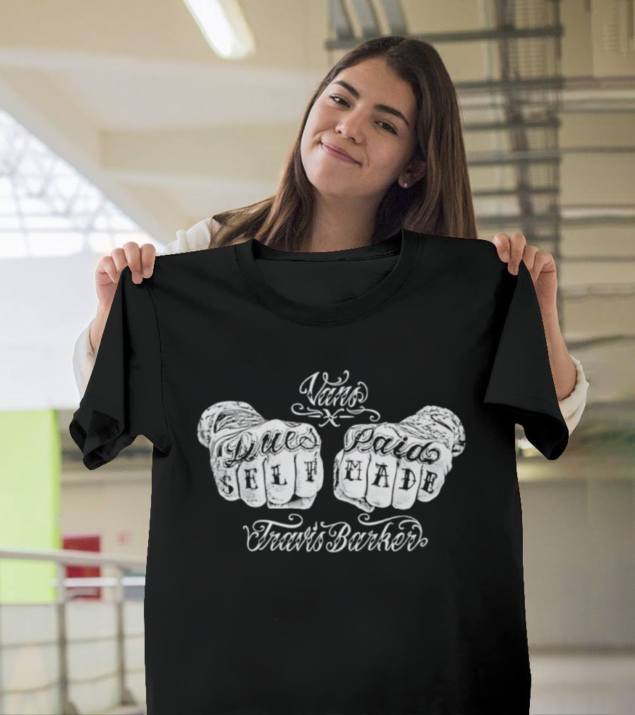 Vans X Travis Barker Pray Kind Vintage Tattoo T-Shirt