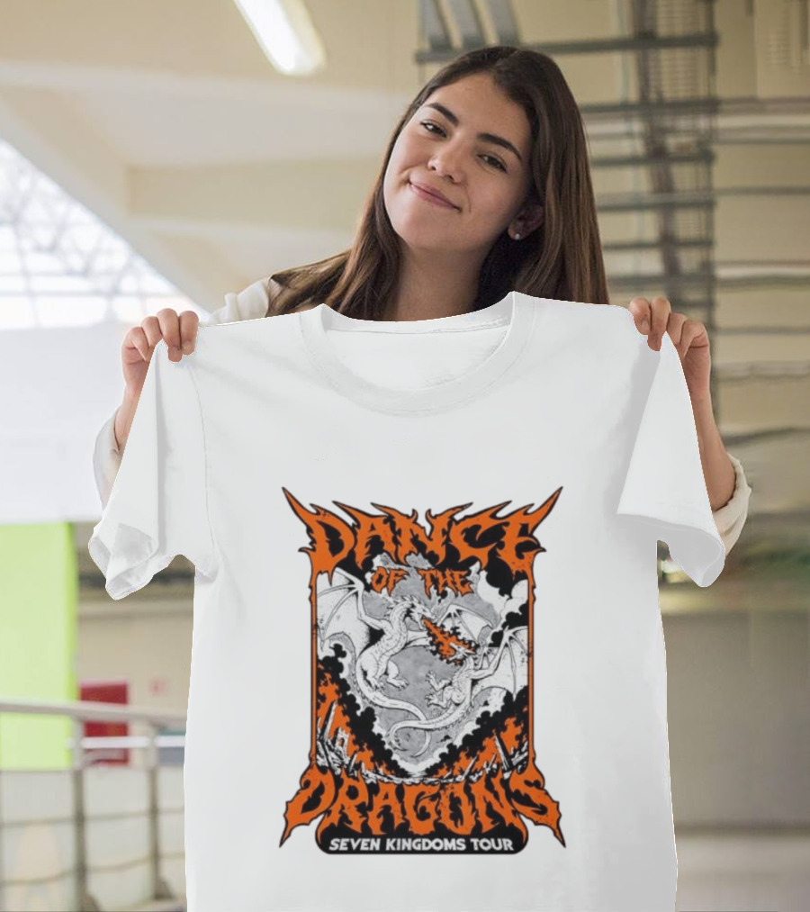 Dance Of The Dragons Seven Kingdoms Tour House Targaryen Fire Breathing T-Shirt
