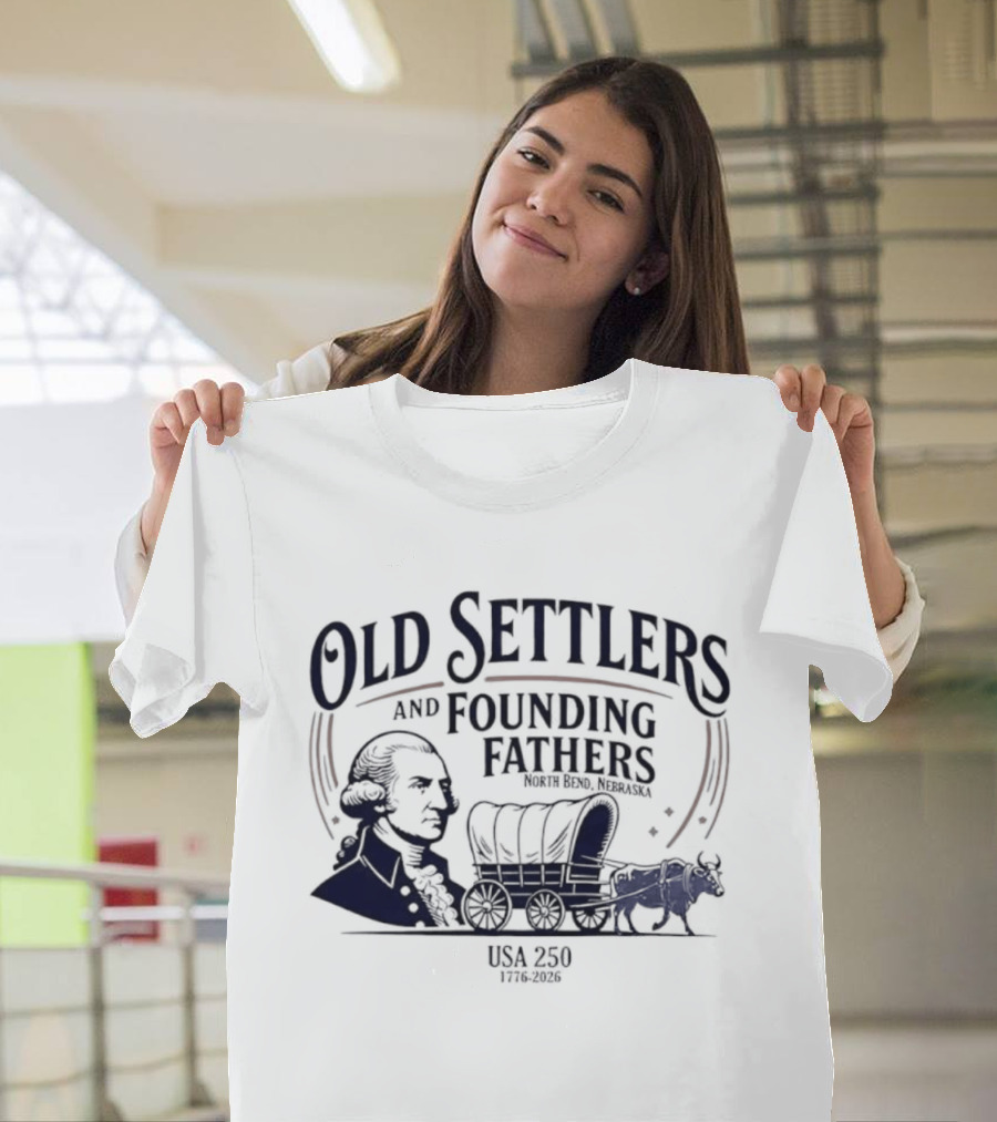 Old Settlers And Founding Fathers USA 1776 Tradition T-Shirt