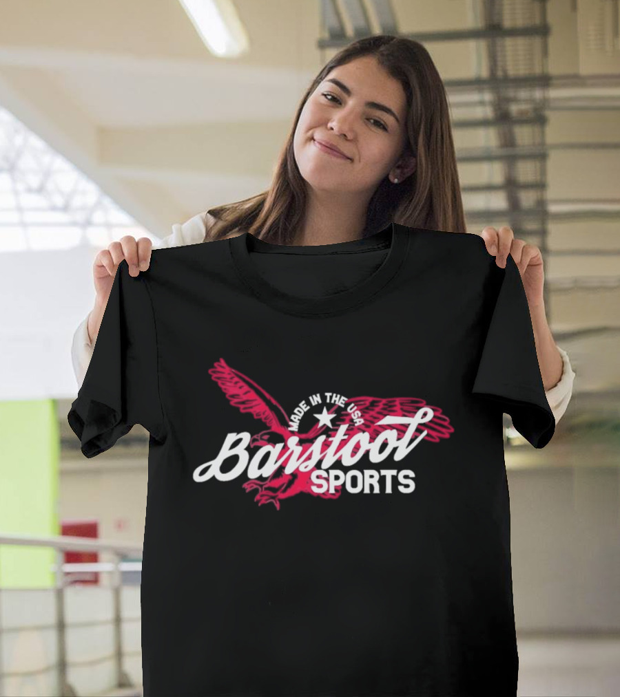 Barstool Sports Made In The USA Eagle T-Shirt