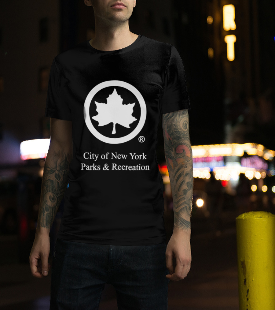City Of New York Parks And Recreation Leaf T-Shirt