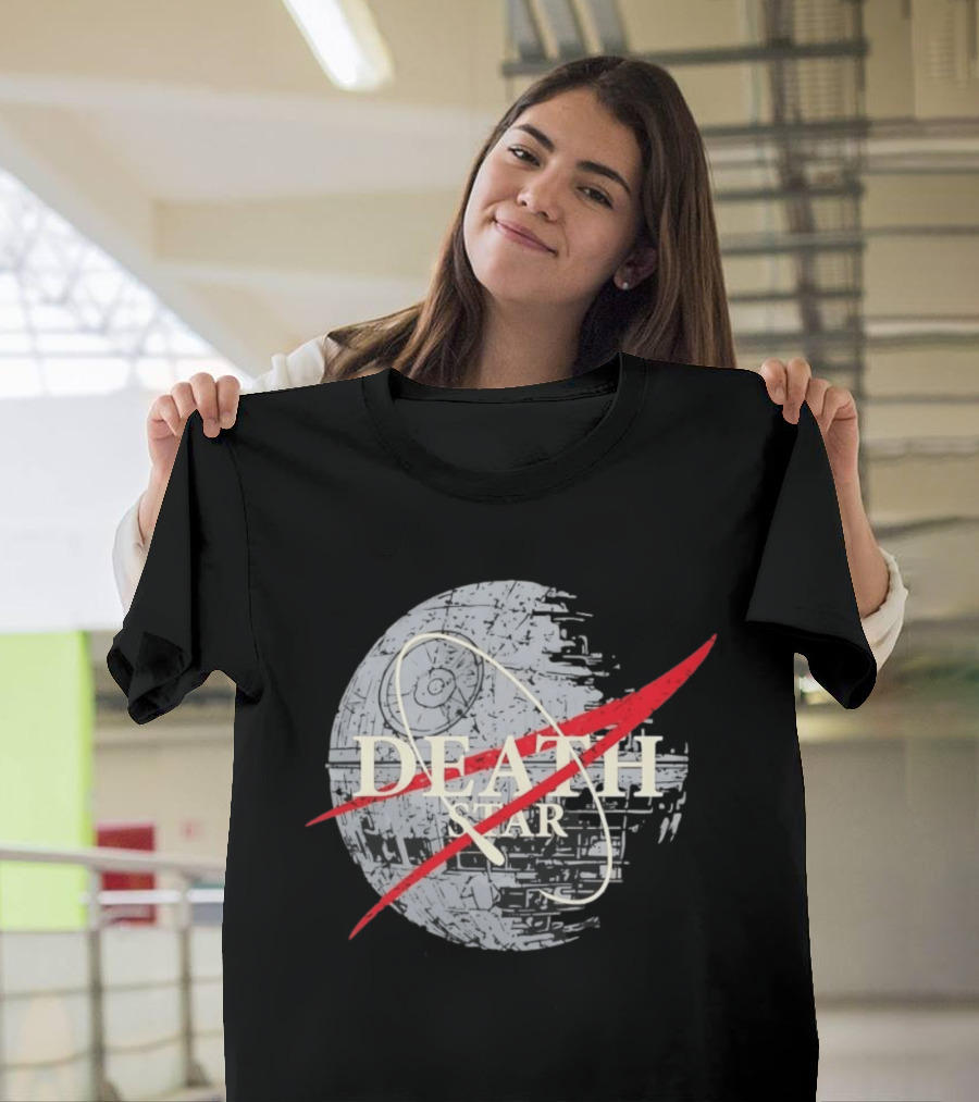 Death Star And The NASA T-Shirt